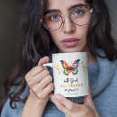Search for butterflies with bible verse mugs Inspirational