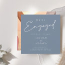 Search for lights engagement party invitations Minimal