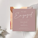 Search for dusty pink engagement party invitations Simple