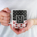 Search for black and white spots mugs Cute