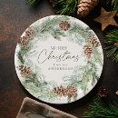 Search for rustic christmas plates Holiday party