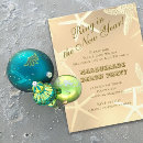 Search for masquerade christmas invitations Gold