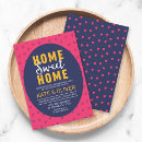 Search for modern housewarming invitations Pink