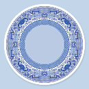 Search for blue willow stickers Vintage