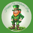 Search for leprechaun stickers Green
