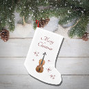 Search for musical instrument christmas stockings Violin
