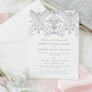 Search for silver damask wedding invitations Glamour