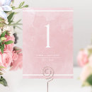 Search for dusty rose table cards Watercolor