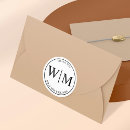 Search for thank you letter stickers Monogrammed