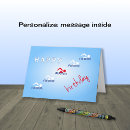 Search for swimmers birthday cards Blue