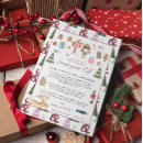 Search for girls christmas invitations Watercolor