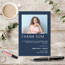 Search for navy blue thank you cards Minimalist