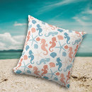 Search for coral and blue cushions Seashell