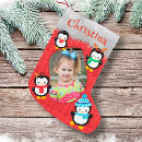 Search for penguin christmas stockings Red