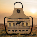 Search for black bear aprons Rustic