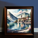 Search for lake como posters Watercolor