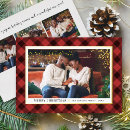 Search for red buffalo plaid christmas cards Modern