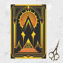 Search for art deco tissue paper Red