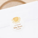 Search for simple sun stickers Sunshine baby shower