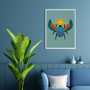 Search for colourful insect posters Bug