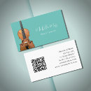 Search for violin teacher business cards Musician