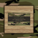 Search for survived business cards Military