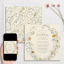 Search for fall baby christening invitations Floral