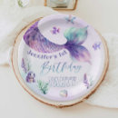 Search for mermaid paper plates Purple