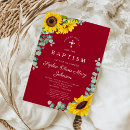 Search for red christening invitations Cute