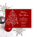 Search for house christmas invitations Red and white