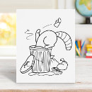 Search for trashed posters Racoon
