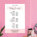 Search for price list posters Modern