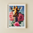 Search for funny giraffe posters Zoo animals