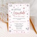 Search for a little snowflake is on her way Baby shower