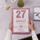 Search for 27th birthday invitations Elegant