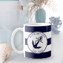 Search for navy blue and white stripes mugs Beach house