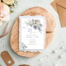 Search for fortieth anniversary invitations Botanical
