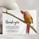 Search for bird memorial cards Elegant