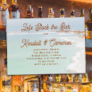Search for stock the bar wedding invitations Couple