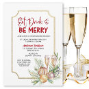 Search for eat drink be merry invitations Watercolor