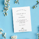 Search for swans wedding invitations Swan couple