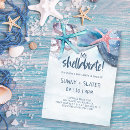 Search for sea shell invitations Watercolor