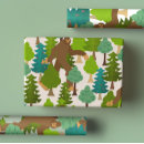 Search for sasquatch wrapping paper Forest