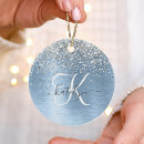 Search for blues christmas tree decorations For her