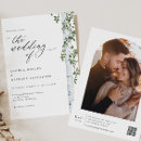 Search for birch tree wedding invitations Greenery