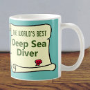 Search for diving mask mugs Diver