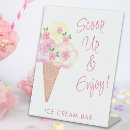 Search for ice cream bar signs Bridal shower