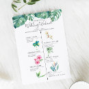 Search for timeline wedding invitations Itinerary