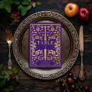 Search for purple table wedding table cards Gothic