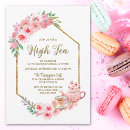 Search for high tea bridal shower invitations Rustic